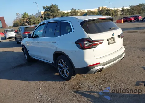 2022 BMW X3 Sdrive30I z USA, uszkodzony, nr VIN 5UX43DP0XN9L75482